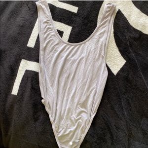 Gray Bodysuit